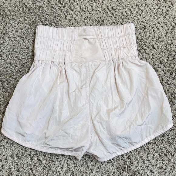 Free People Movement The Way Home Shorts S Blush Pink High Waist Athletic - Picture 4 of 9